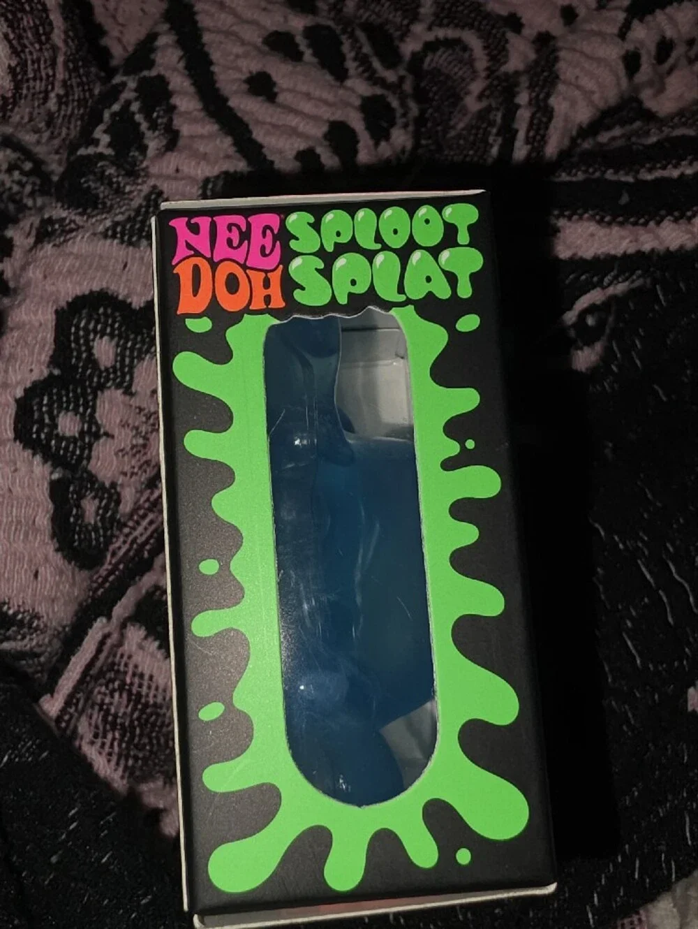 Nee Doh Splooot Splat Blue Stress Toy